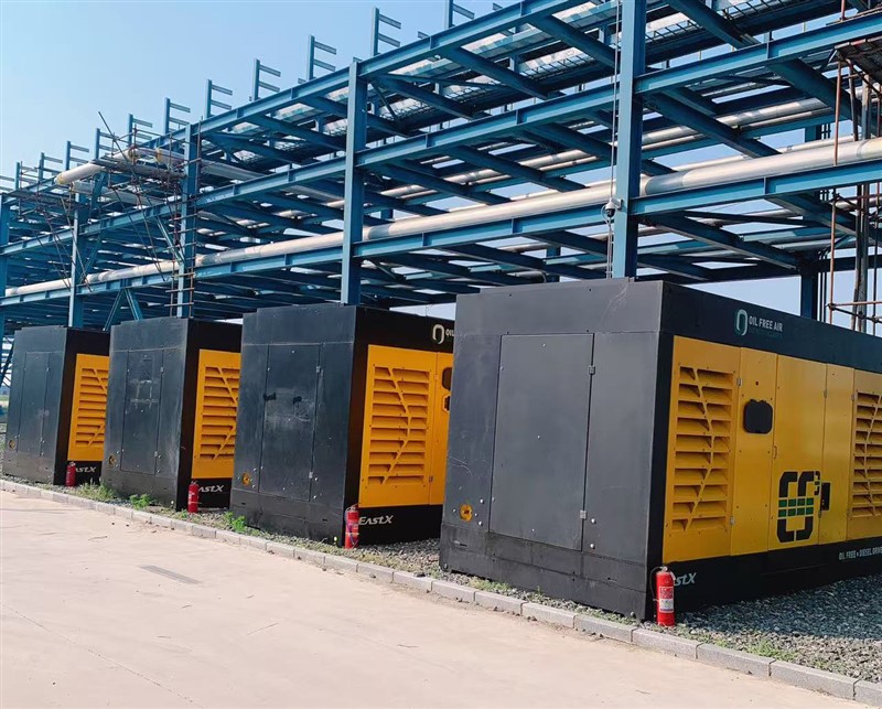 柴驱无油空压机ES3 租赁丨产品力的生命力是场景应用力